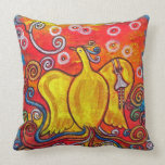 Out of Flame, Brightness Phoenix Throw Pillow