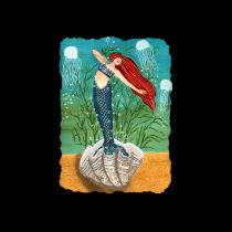 Out Of Her Shell Mermaid T-Shirt