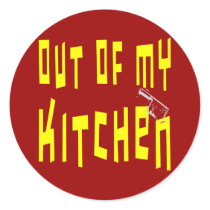 Out of My Kitchen Spicy Saying Stickers stickers