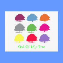 Out Of My Tree Postcard by outofmytree Out Of My Tree Postcard