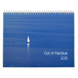 out of the blue - 2013 wall calendars