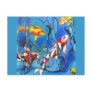 "Out Of The Blue" Koi Fish Art Painting! Post Card