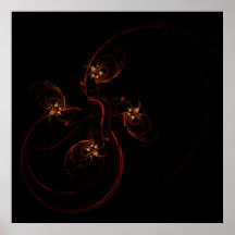 Out of the Dark Abstract Art Print