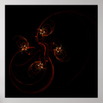 Out of the Dark Abstract Art Print
