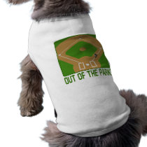 Out Of The Park Dog Tshirt