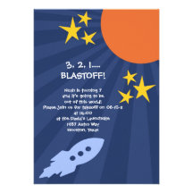 Out of this World Birthday Invitation