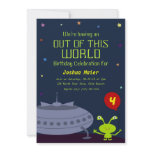 Out of This World, Birthday Invitations