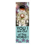 OUT OF THIS WORLD BOOK MARK - BOOKMARK BUSINESS CARD TEMPLATE