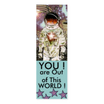 OUT OF THIS WORLD BOOK MARK - BOOKMARK profile cards by 3DMOONMAN OUT OF THIS WORLD BOOK MARK - BOOKMARK profile cards