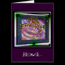 Out of This World Favorite Customizable Card cards