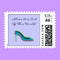 Out Of This World Shoes- postage stamps stamps