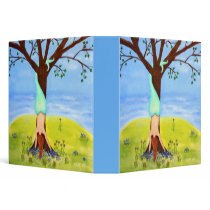 "Out Of Water" Mermaid Art 3 Ring Binder