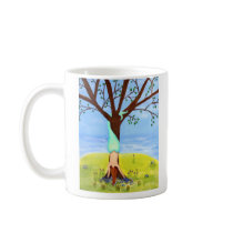"Out Of Water" Mermaid Art mugs