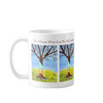 "Out Of Water" Mermaid "Be Yourself" Encouragement mugs
