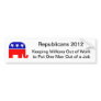 Out of Work Bumper Stickers