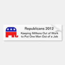 Out of Work Bumper Stickers