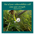 Out of your vulnerabilities...Quote-Poster posters