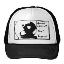 Out Spaced Man Mesh Hat