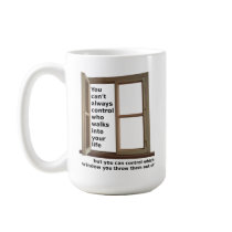 Out The Window Funny Mug mugs