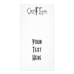 Out There - 3D Freaky Bonga Doll - Redhead Personalized Photo Card