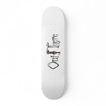 Out There - 3D Freaky Bonga Doll - Redhead Custom Skateboard