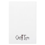 Out There - 3D Freaky Bonga Doll - Redhead Customized Stationery