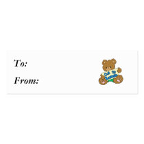 Out to Lunch Teddy Bear business cards by doonidesigns Out to Lunch Teddy Bear business cards