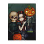 "Out Trick-or-Treating" Postcard