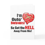 Outa' BandAids Card