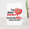 Outa' BandAids card