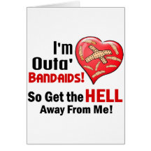 Outa' BandAids Card