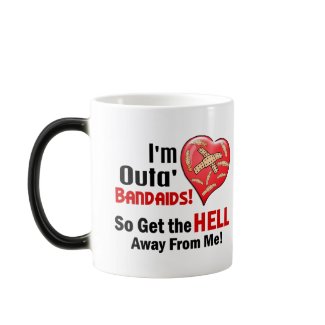 Outa' BandAids Mugs