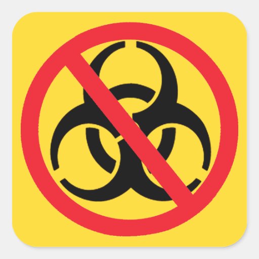 Outbreak Eradication Symbol Stickers