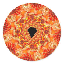 Outburst Round Sticker