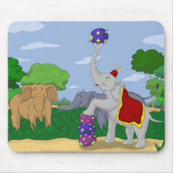Outcast Circus Elephant Mousepad mousepad