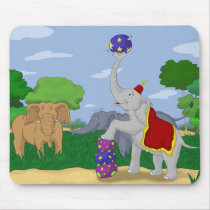 Outcast Circus Elephant Mousepad