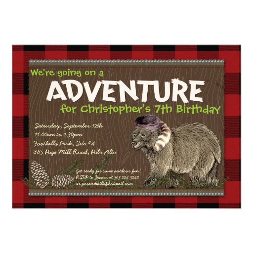 Outdoor Adventure Party Invitation