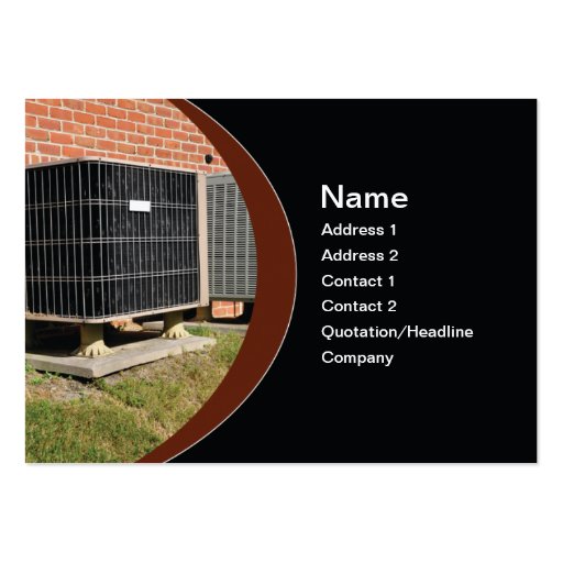 outdoor air conditioner unit business cards