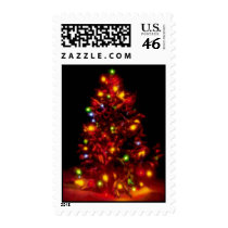 Outdoor Christmas Tree postage