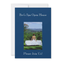 Outdoor Massage Photograph Custom Announcement