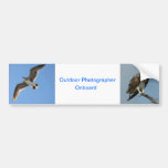 Outdoor photographer onboard Bumper Sticker