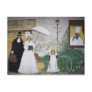 painting, mural, people, child, umbrella, chef,