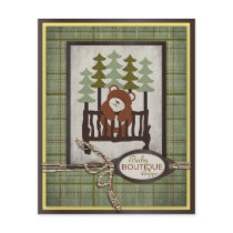 Outdoors Baby Appointment Flyer Card
