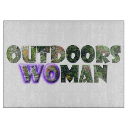 OUTDOORSWOMAN w/Purple Accent Cutting Boards