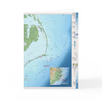 Outer Banks Map Greeting Cards