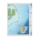 Outer Banks Map Postcard