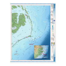Outer Banks Map Postcard