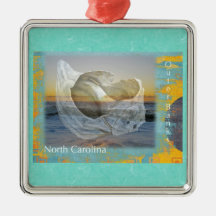 Outer Banks North Carolina Seashell & Surf Ornaments