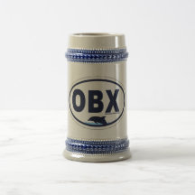 Outer Banks Oval Design. Coffee Mugs