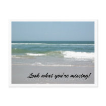 Outer Banks Post Card Ocean Scene